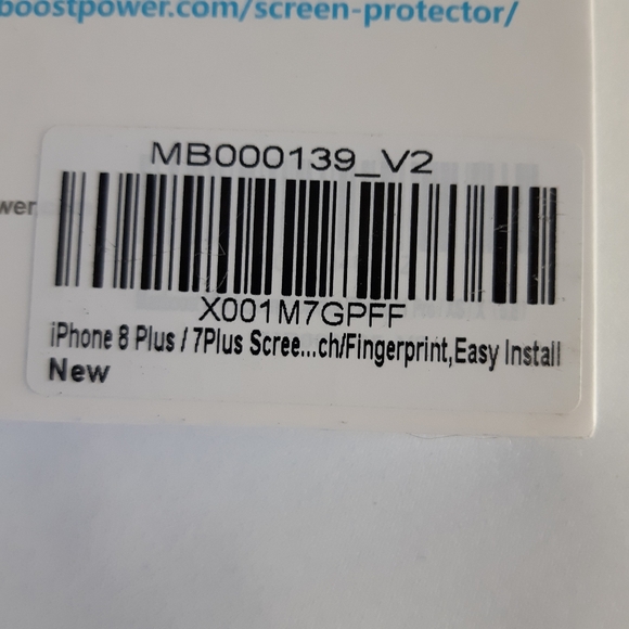 New Maxboost Tempered Glass Screen Protector for iPhone 7 plus / 8 plus - Picture 4 of 5
